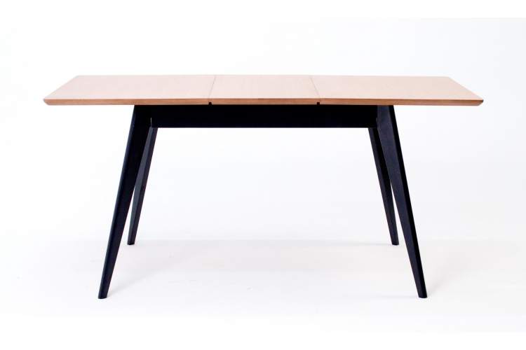 Стол Сканди 120 чёрное дерево/натур-6