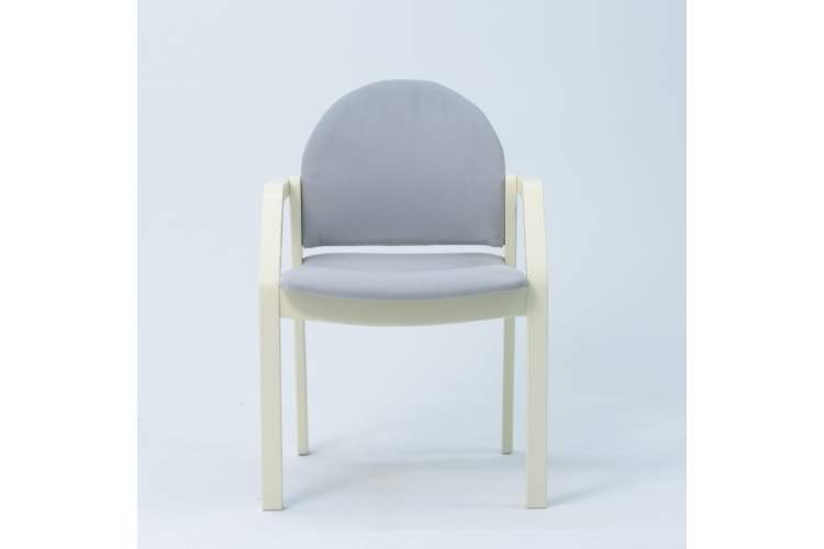 Стул-кресло Джуно 2.0 слоновая кость/серый-1