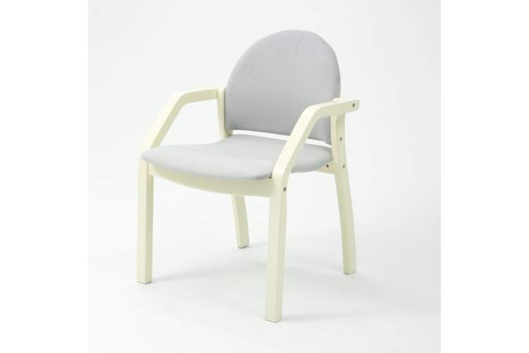 Стул-кресло Джуно 2.0 слоновая кость/серый-8