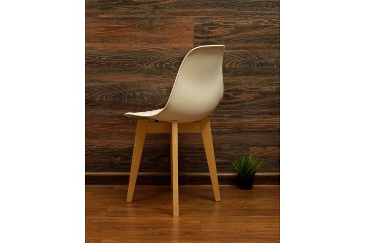 Стол Монте К 100 натур со стульями Сашш натур белый-8