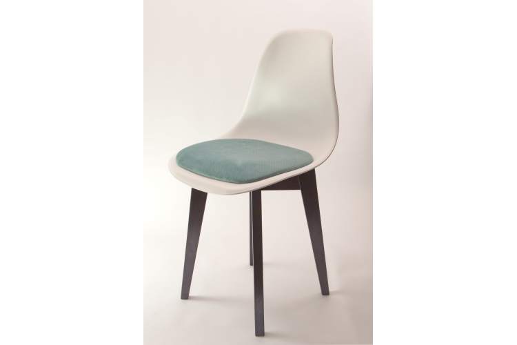 Стул Сашш чёрный /белый, бирюза-10