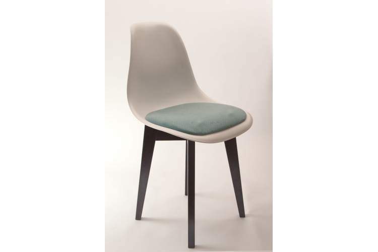 Стул Сашш чёрный /белый, бирюза-16