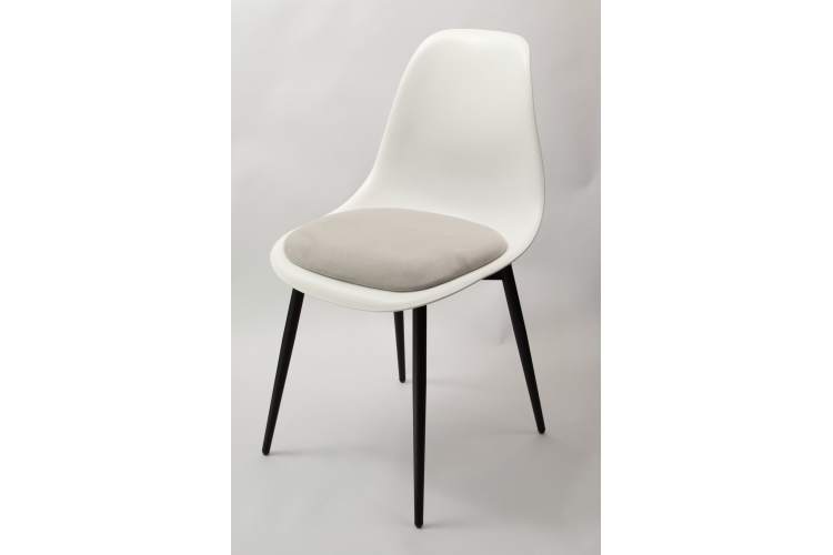 Стул Туссе чёрный /белый, серый-11