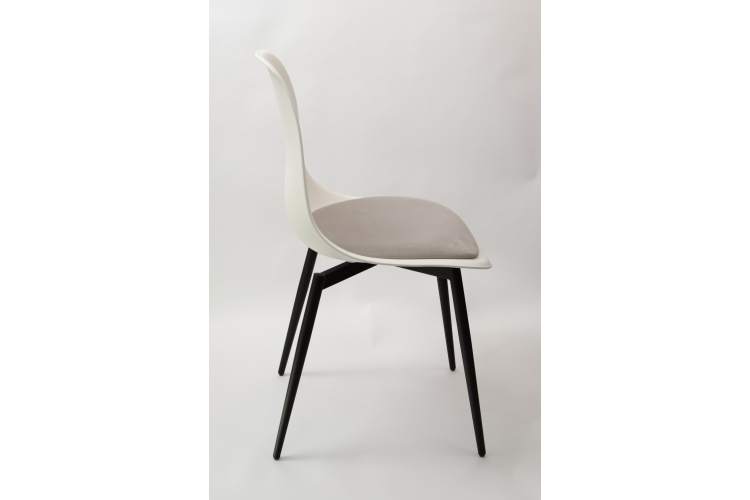 Стул Туссе чёрный /белый, серый-6