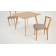 Стол Arki М 90 натур со стульями Франк ПМ натур/гусиная лапка