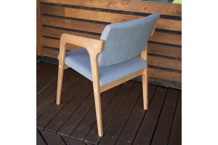 Стул-кресло Шадди натур/серый-12