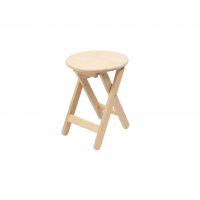 Складной табурет, кофейный стол, Тобба, натуральный без лака