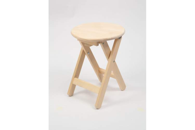 Складной табурет, кофейный стол, Тобба, натуральный без лака-1