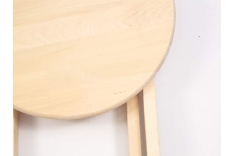 Складной табурет, кофейный стол, Тобба, натуральный без лака-6