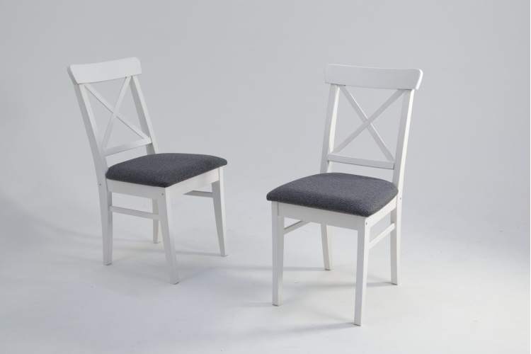 Стул Ингольф ПМ белый/графит-2