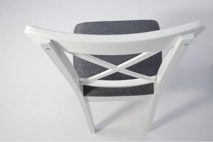 Стул Ингольф ПМ белый/графит-13